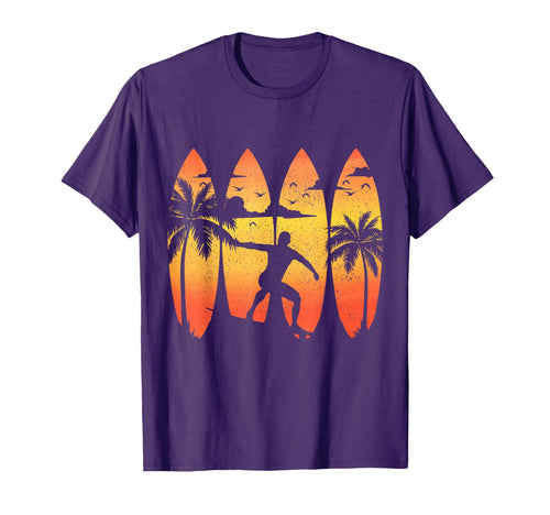Surfer Surfboard Surfing Beach Summer T-Shirt - Novelty Apparel for Adults - T-Shirt, Sweatshirt, Hoodie