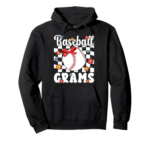 Baseball Grams Groovy Grams Baseball Hoodie - Streetwear Style for Adults - T-Shirt, Sweatshirt, Hoodie