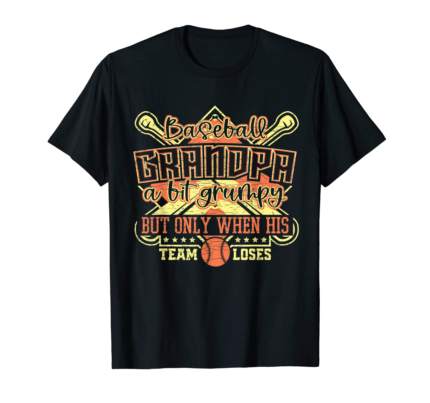 Mens Grandpa Grandfather Baseball T-Shirt - Trendy Graphic Unisex - T-Shirt, Sweatshirt, Hoodie