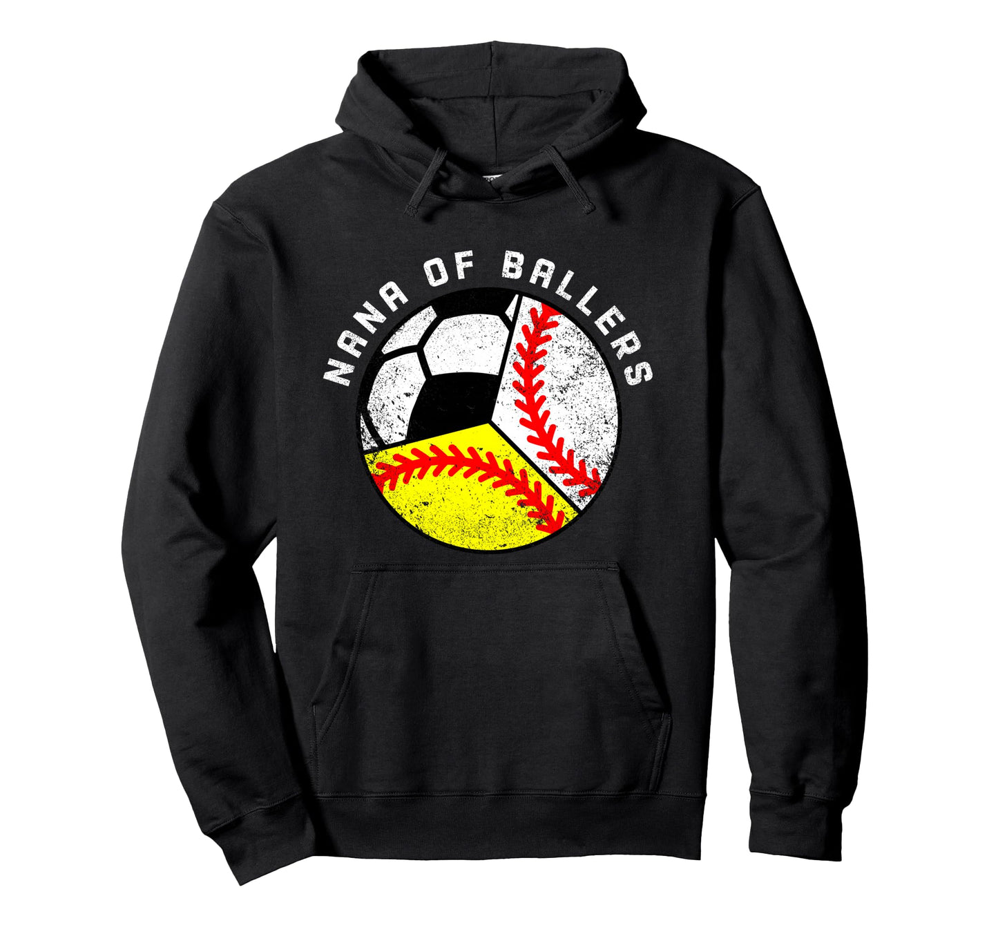 Nana Ballers Funny Baseball Softball Hoodie - Streetwear Style Men Women - T-Shirt, Sweatshirt, Hoodie