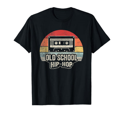 Old School Hip Hop Music Cassette T-Shirt - Fun Novelty Design Men Women - T-Shirt, Sweatshirt, Hoodie