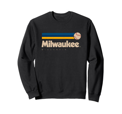 Milwaukee Baseball Softball Sweatshirt - Novelty Apparel Men Women - T-Shirt, Sweatshirt, Hoodie