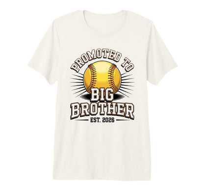 Mens Promoted To Big Brother Est 2026 T-Shirt - Minimalist Print Men Women - T-Shirt, Sweatshirt, Hoodie