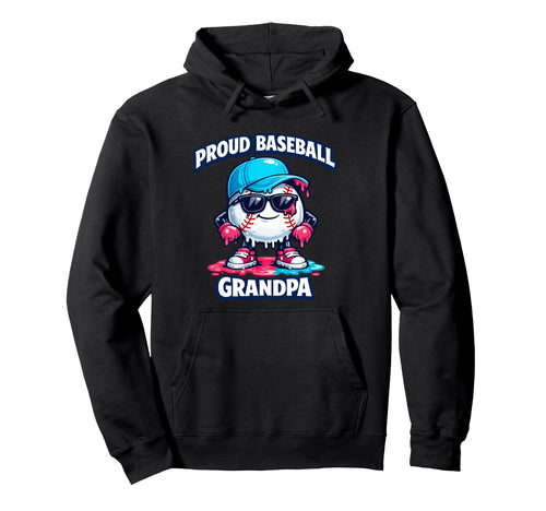 Ice Cream Drip Baseball Grandpa Hoodie - Casual Everyday Wear Unisex - T-Shirt, Sweatshirt, Hoodie