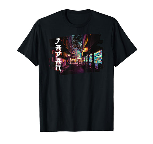 Aesthetic Tokyo Street Art Vaporwave T-Shirt - Aesthetic Graphic Men Women - T-Shirt, Sweatshirt, Hoodie