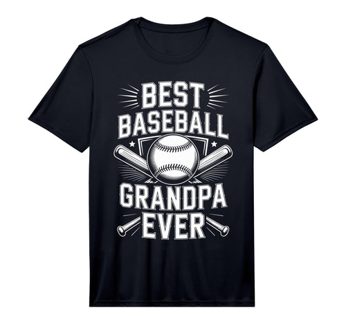 Mens Best Baseball Grandpa Ever T-Shirt - Minimalist Print Unisex - T-Shirt, Sweatshirt, Hoodie