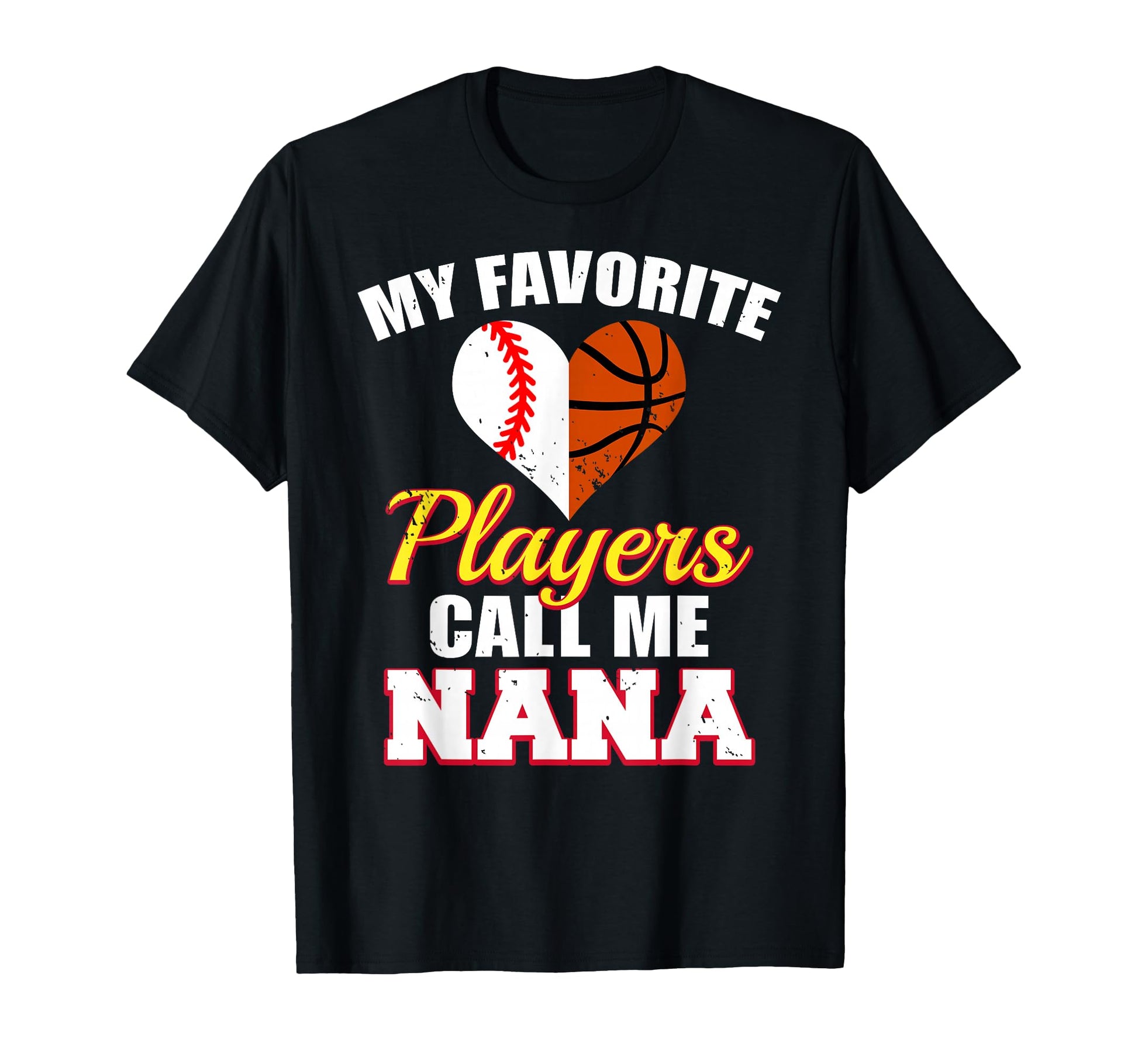 My Favorite Baseball Basketball T-Shirt - Minimalist Print for Adults - T-Shirt, Sweatshirt, Hoodie