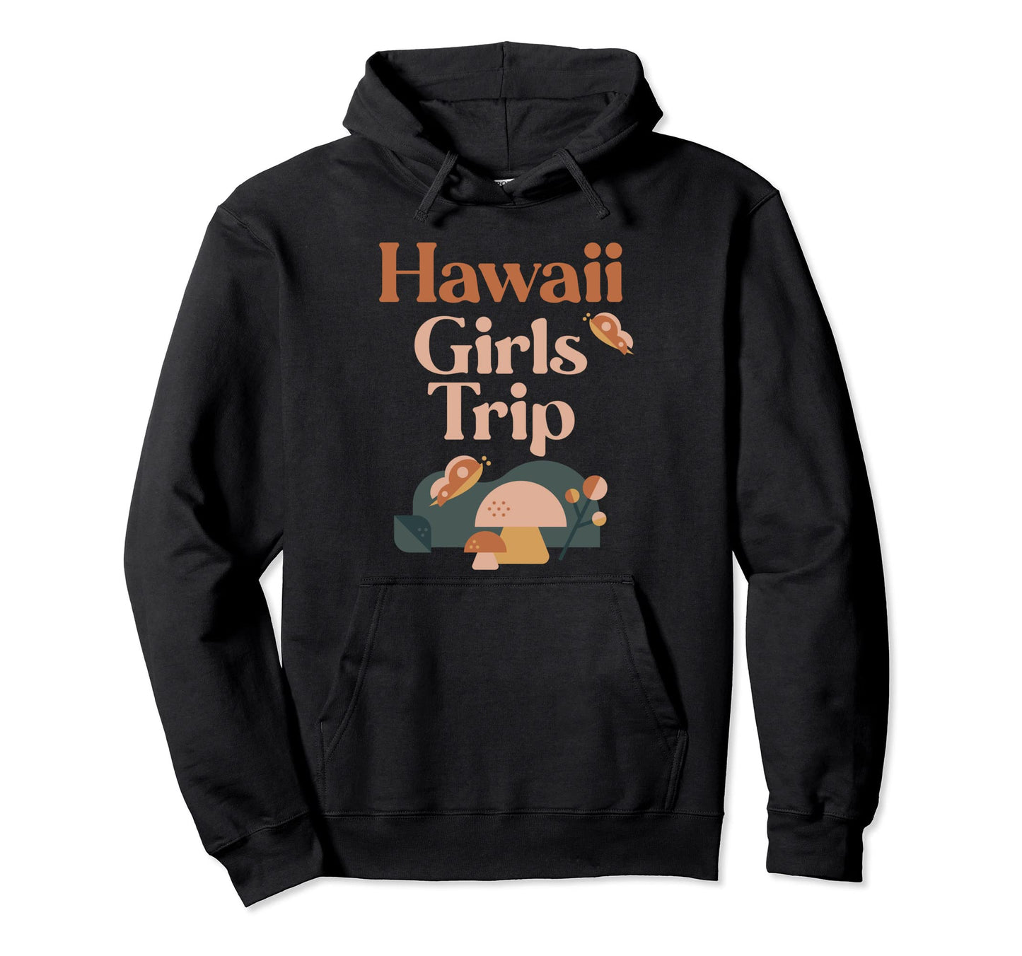 Hawaii Trip Matching Group Groovy Boho Hoodie - Streetwear Style Men Women - T-Shirt, Sweatshirt, Hoodie