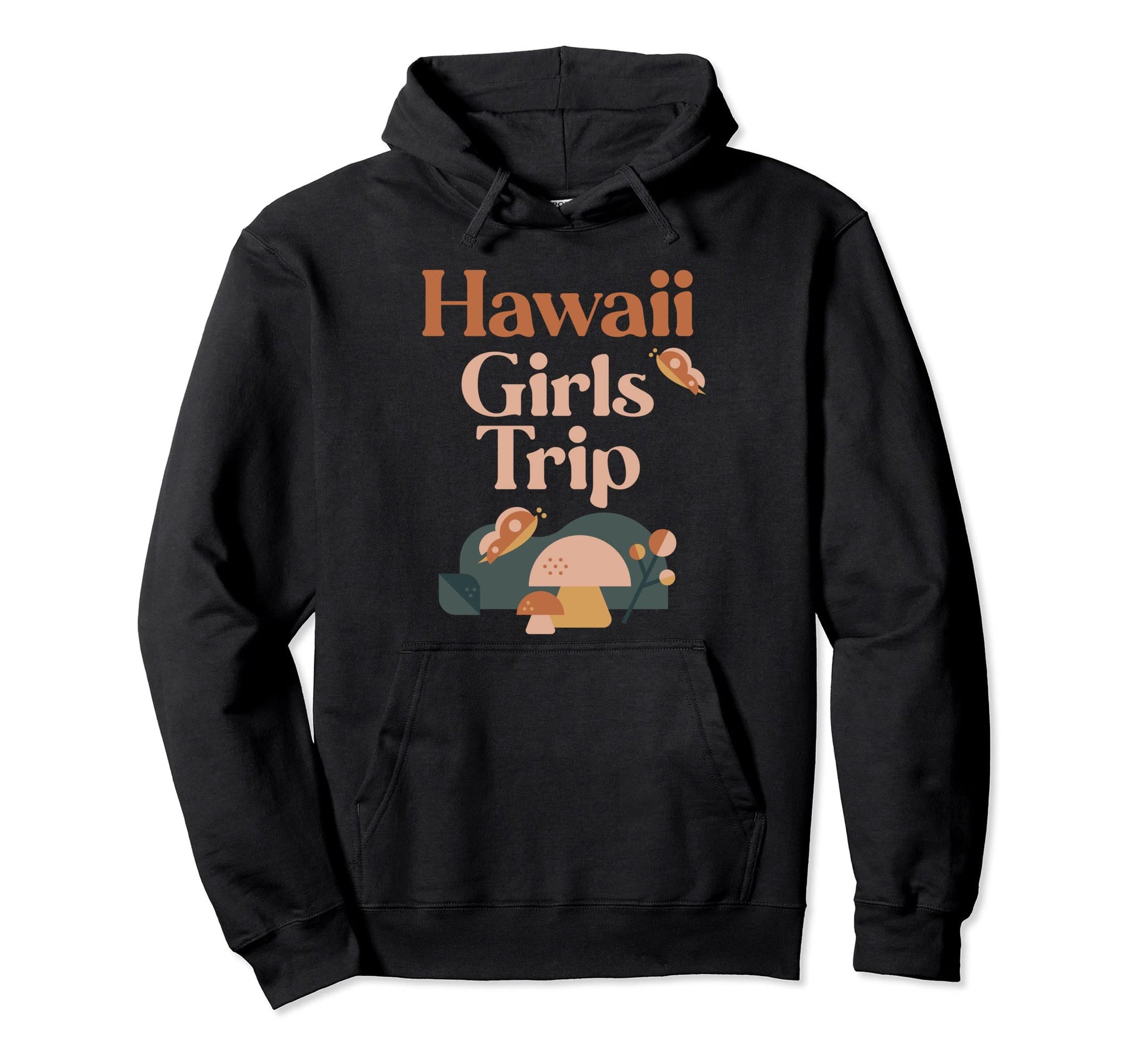 Hawaii Trip Matching Group Groovy Boho Hoodie - Streetwear Style Men Women - T-Shirt, Sweatshirt, Hoodie