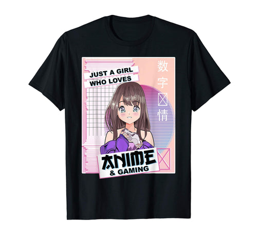 Kawaii Japanese Anime Gaming Vaporwave T-Shirt - Graphic Print Men Women - T-Shirt, Sweatshirt, Hoodie