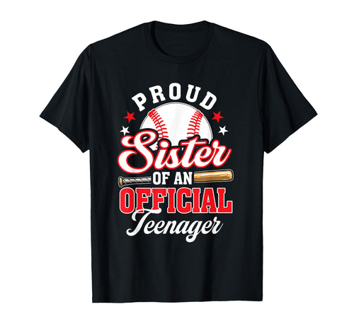 Proud Sister Teenager Birthday T-Shirt - Custom Art Print for Adults - T-Shirt, Sweatshirt, Hoodie