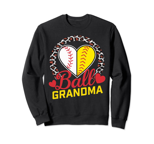 Baseball Grandma Grandmother Sweatshirt - Aesthetic Graphic Men Women - T-Shirt, Sweatshirt, Hoodie