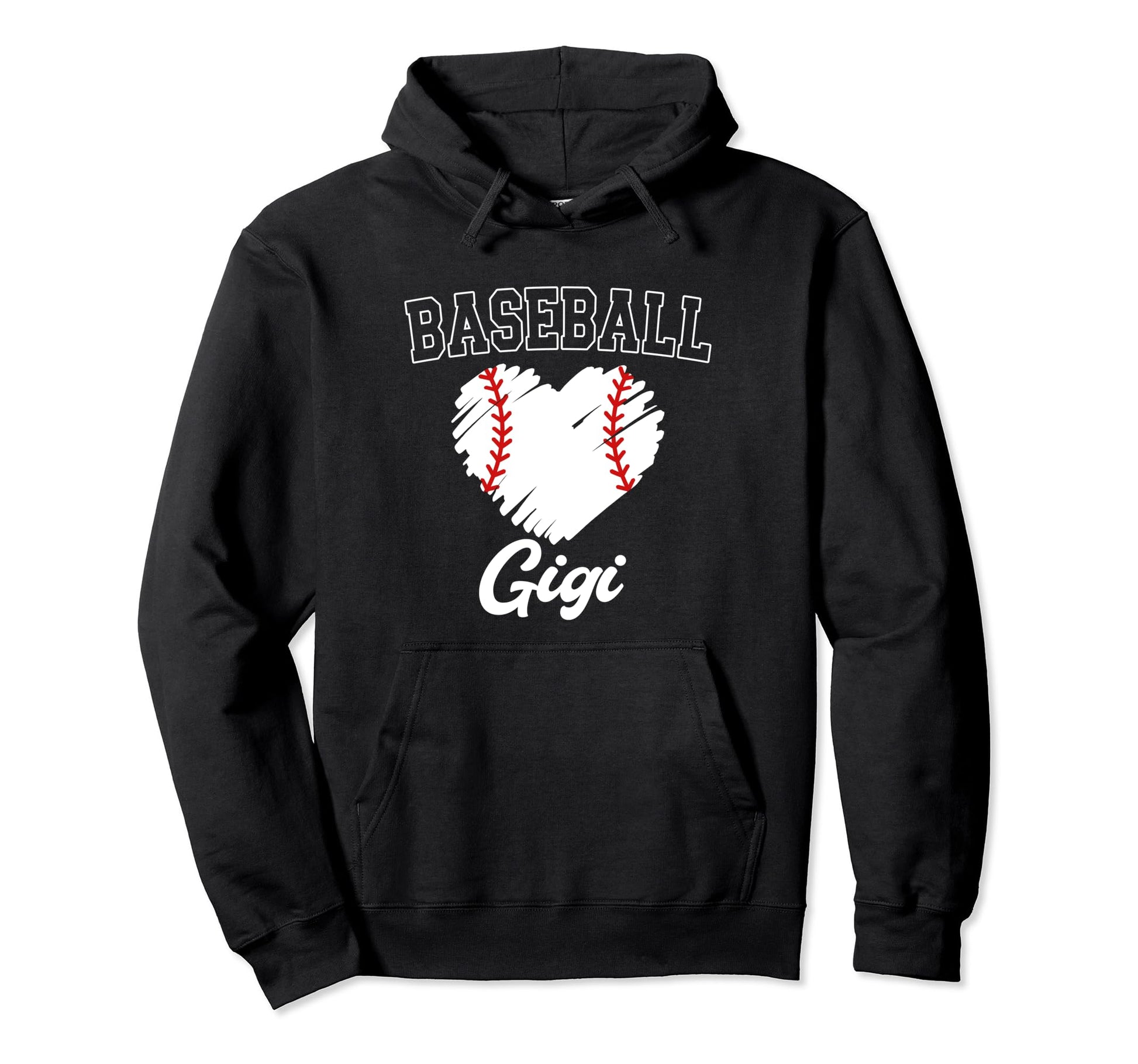 Baseball Gigi Heart Baseball Game Day Hoodie - Streetwear Style Unisex - T-Shirt, Sweatshirt, Hoodie