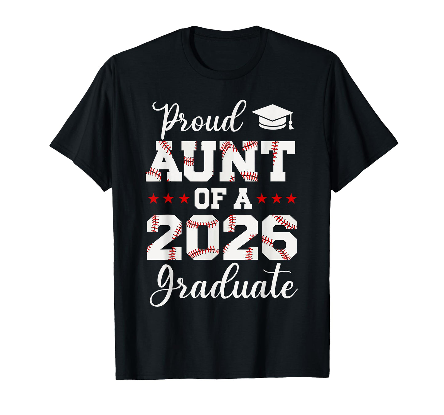 Proud Aunt 2026 Senior Baseball Player T-Shirt - Minimalist Print Unisex - T-Shirt, Sweatshirt, Hoodie