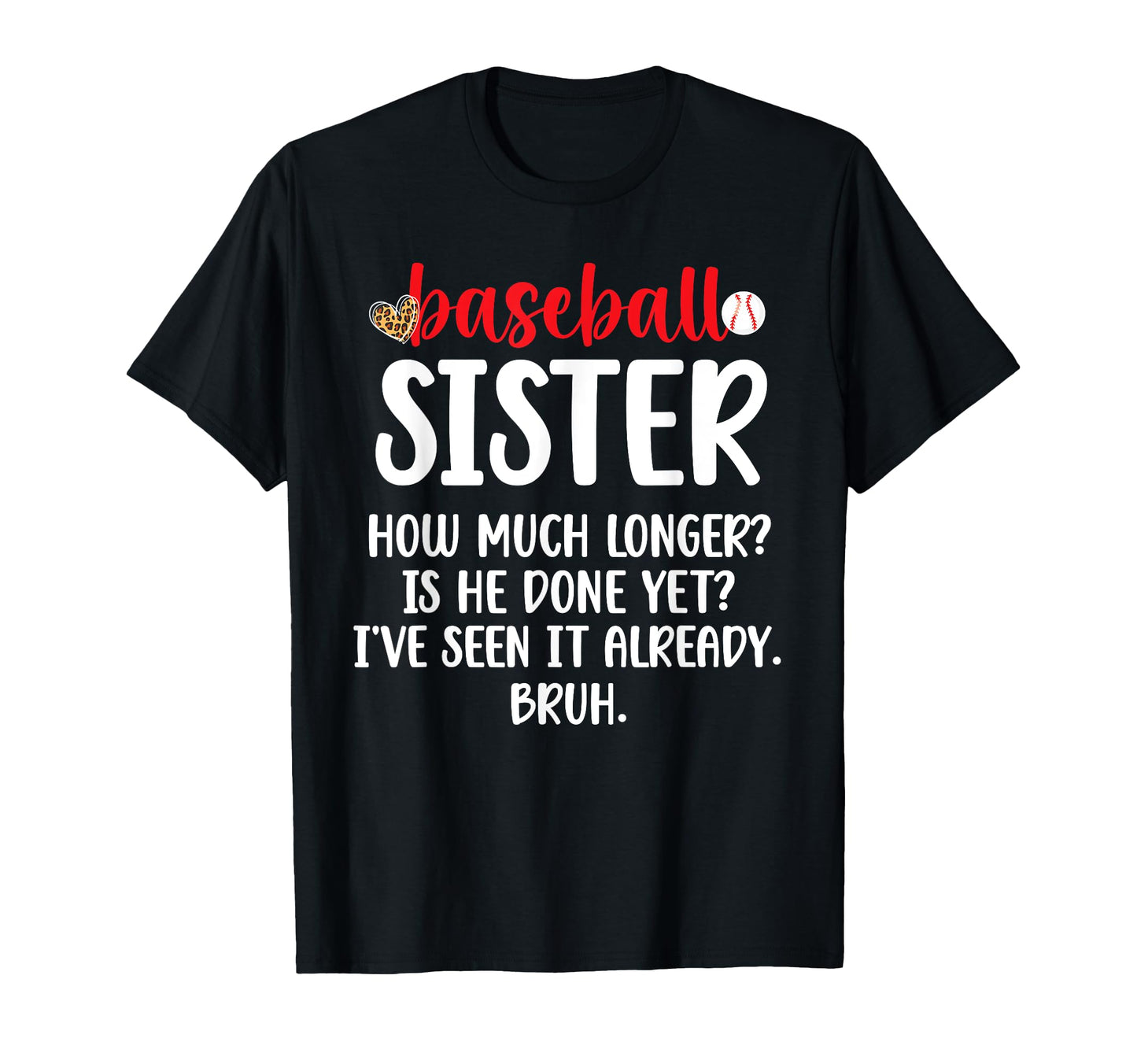 Baseball Sister Baseball Players Sister T-Shirt - Streetwear Style Unisex - T-Shirt, Sweatshirt, Hoodie