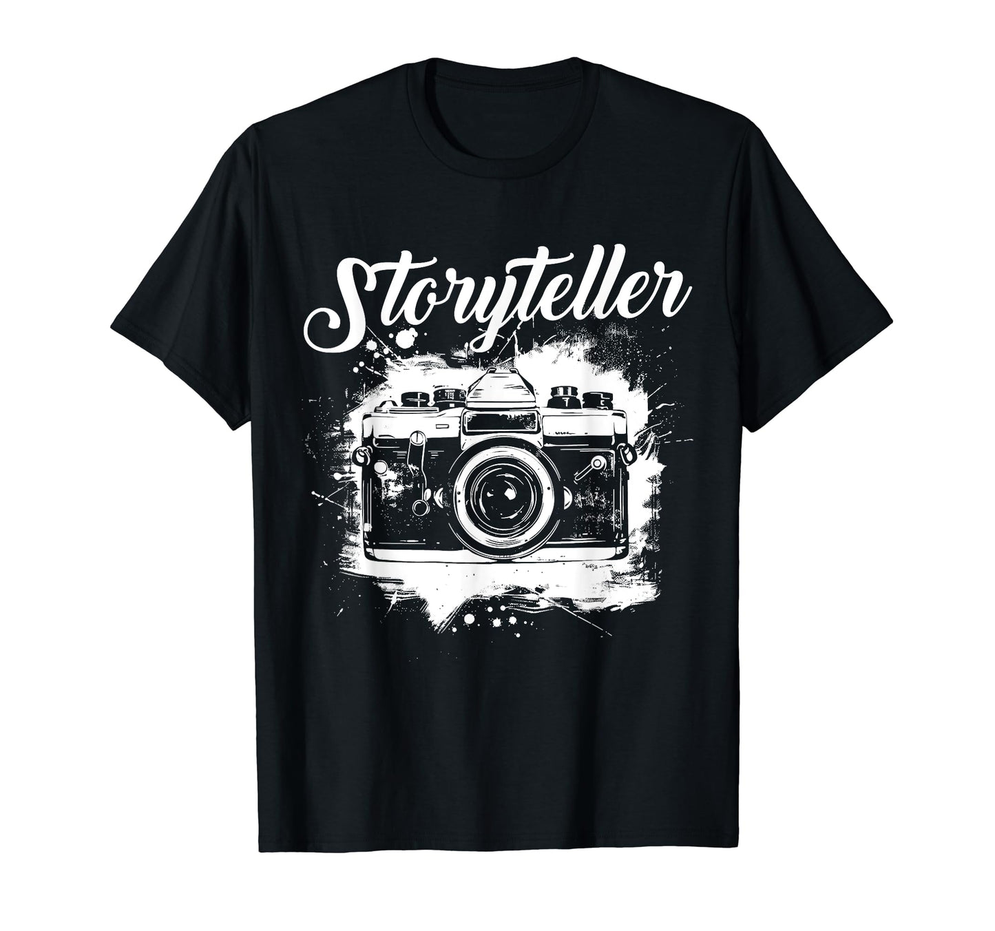 Photographer Storyteller Camera T-Shirt - Fun Novelty Design Unisex - T-Shirt, Sweatshirt, Hoodie