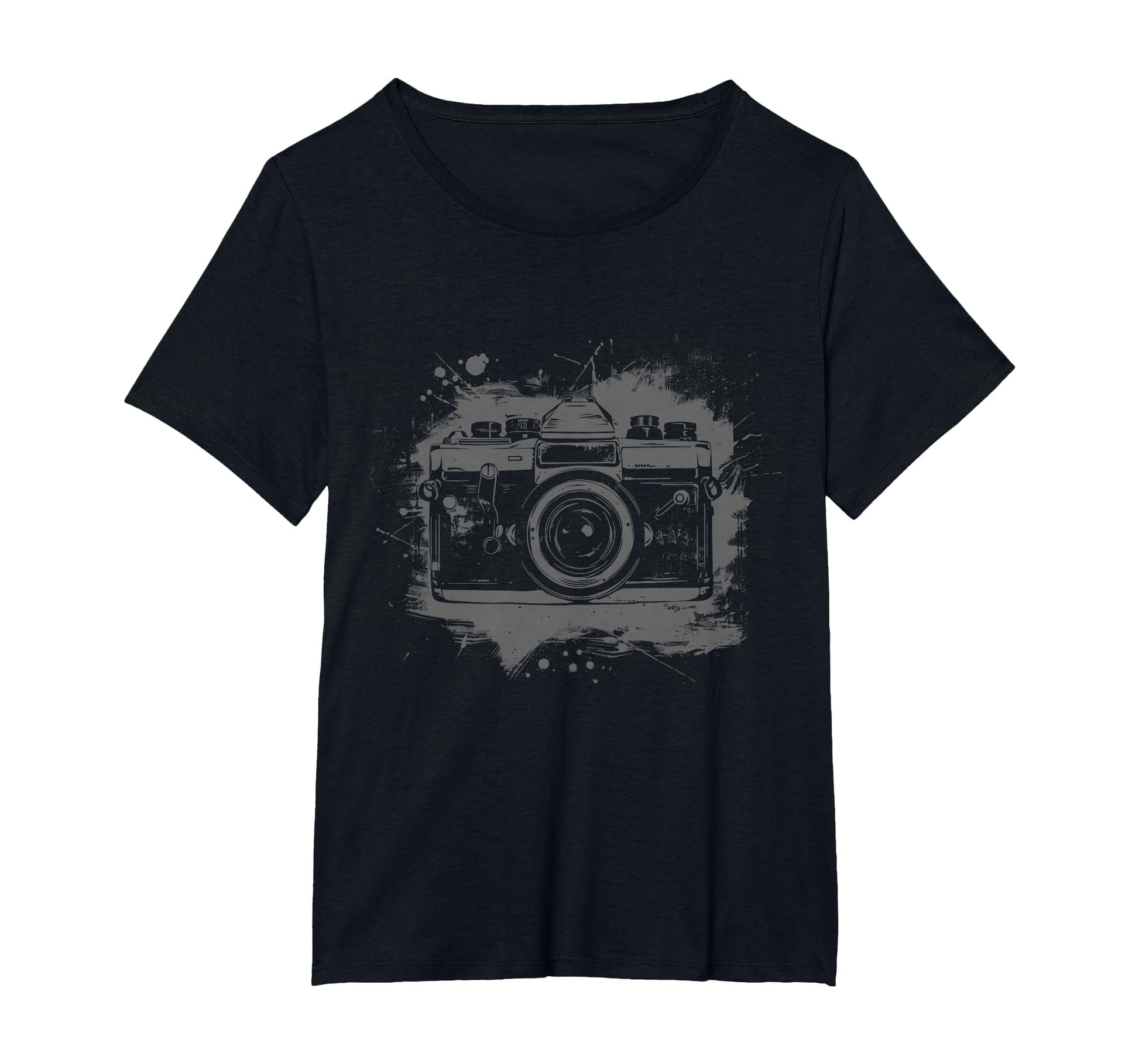 Camera Photography Watercolor Art T-Shirt - Graphic Print Men Women - T-Shirt, Sweatshirt, Hoodie