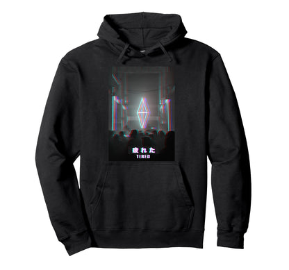 Aesthetic Vaporwave Japan 80S Meme Sad Hoodie - Custom Art Print Men Women - T-Shirt, Sweatshirt, Hoodie