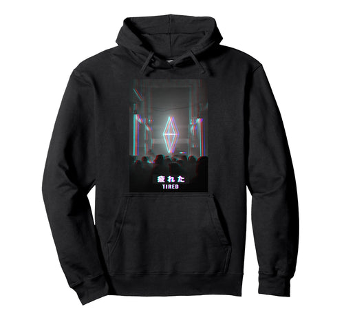 Aesthetic Vaporwave Japan 80S Meme Sad Hoodie - Custom Art Print Men Women - T-Shirt, Sweatshirt, Hoodie
