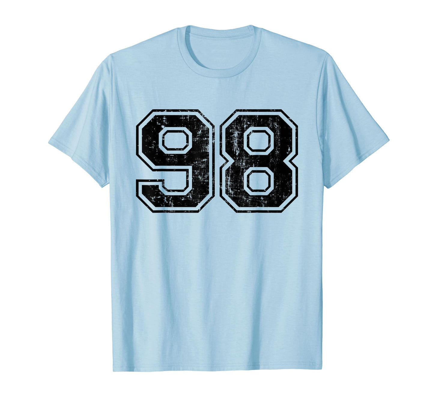 Number 98 Varsity Distressed Sport T-Shirt - Streetwear Style Men Women - T-Shirt, Sweatshirt, Hoodie
