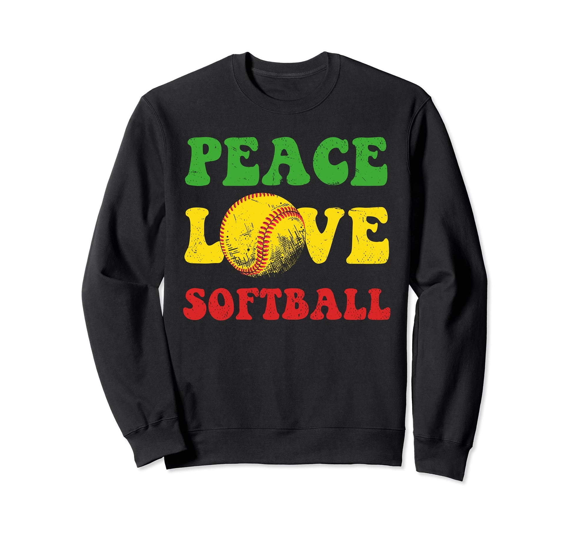 American Game Hippie Softball Sweatshirt - Novelty Apparel Men Women - T-Shirt, Sweatshirt, Hoodie