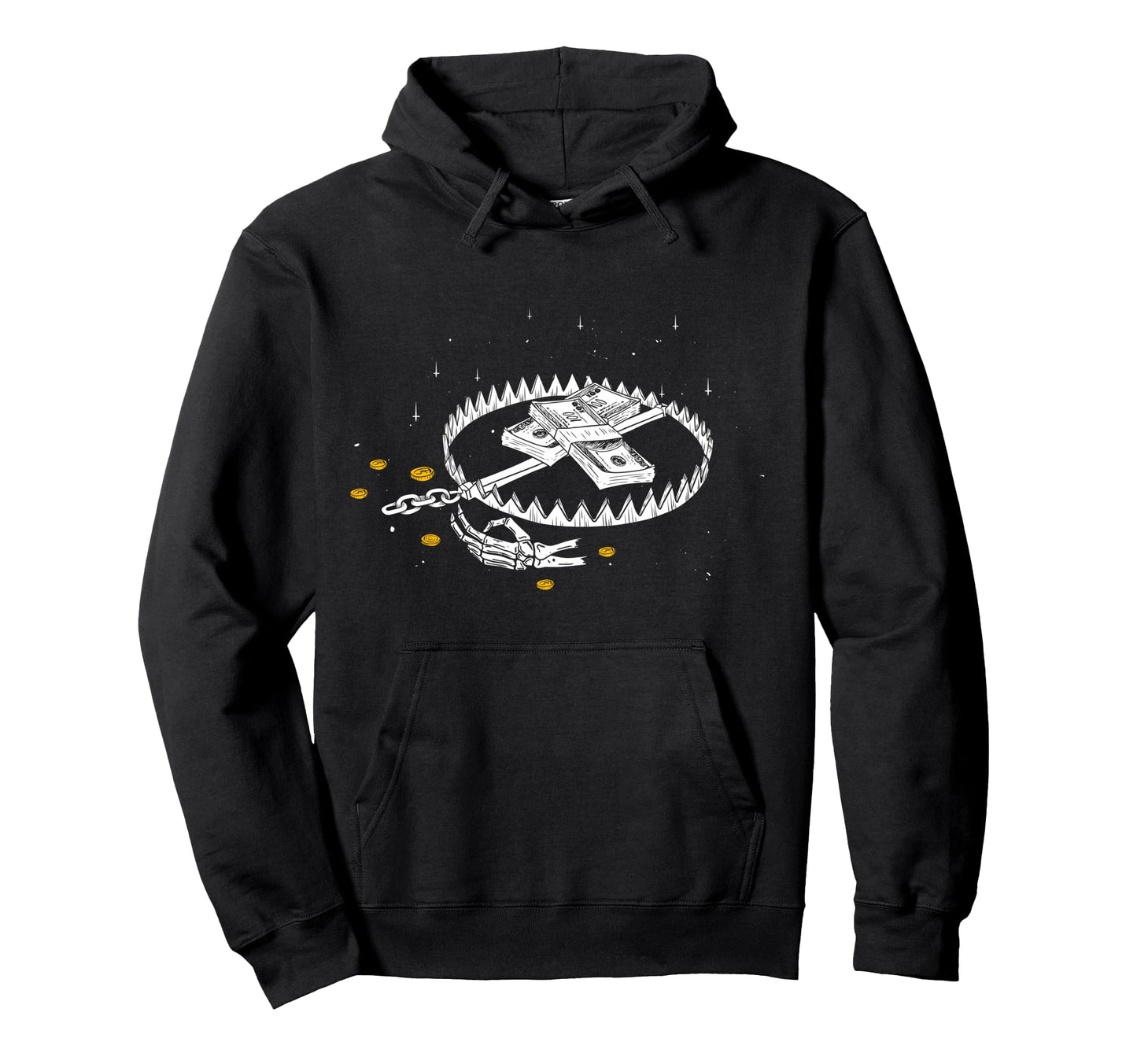 Money Trap Aesthetic Edgy Streetwear Hoodie - Novelty Apparel Men Women - T-Shirt, Sweatshirt, Hoodie