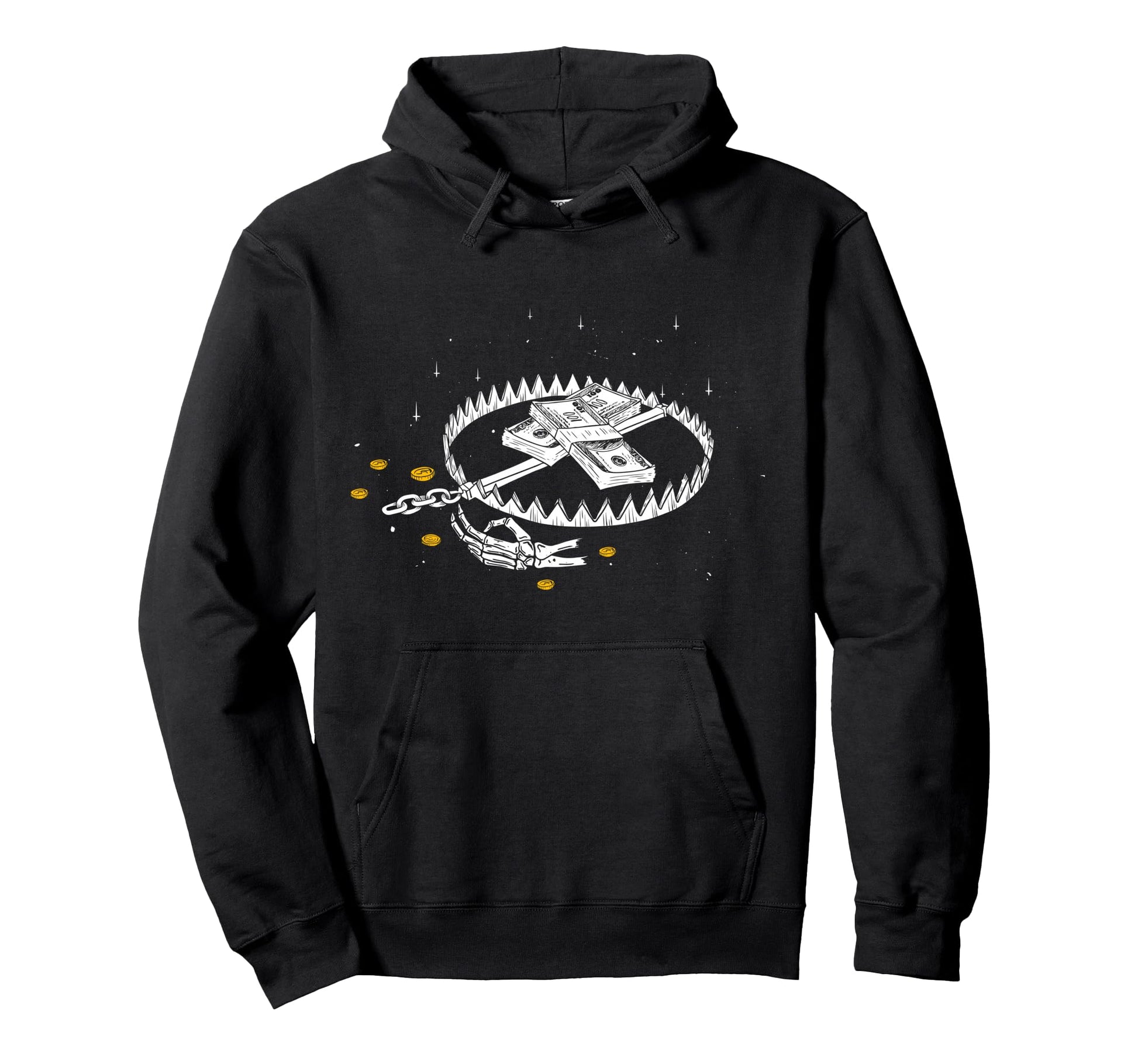 Money Trap Aesthetic Edgy Streetwear Hoodie - Novelty Apparel Men Women - T-Shirt, Sweatshirt, Hoodie