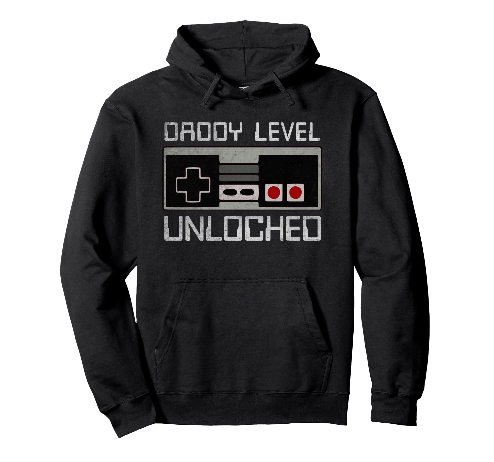 Daddy Level Unlocked First Time Hoodie - Fun Novelty Design Men Women - T-Shirt, Sweatshirt, Hoodie