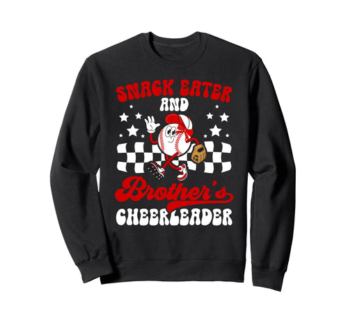 Brothers Cheerleader Baseball Sweatshirt - Novelty Apparel for Adults - T-Shirt, Sweatshirt, Hoodie