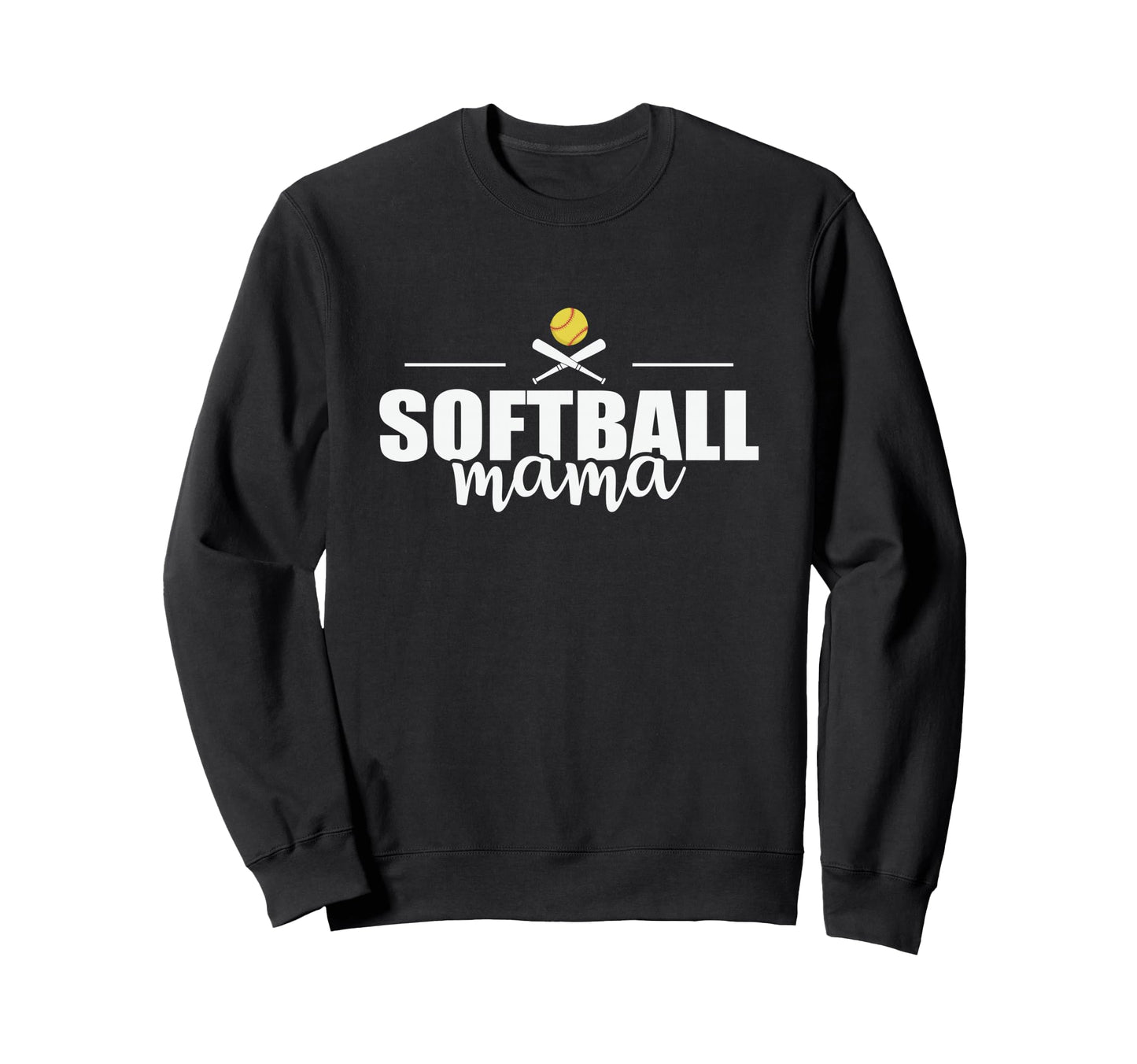 Softball Mom Sports Team Home Run Sweatshirt - Unique Graphic Unisex - T-Shirt, Sweatshirt, Hoodie