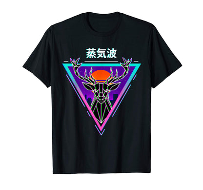 90S Deer Japanese Otaku Aesthetic T-Shirt - Novelty Apparel Men Women - T-Shirt, Sweatshirt, Hoodie
