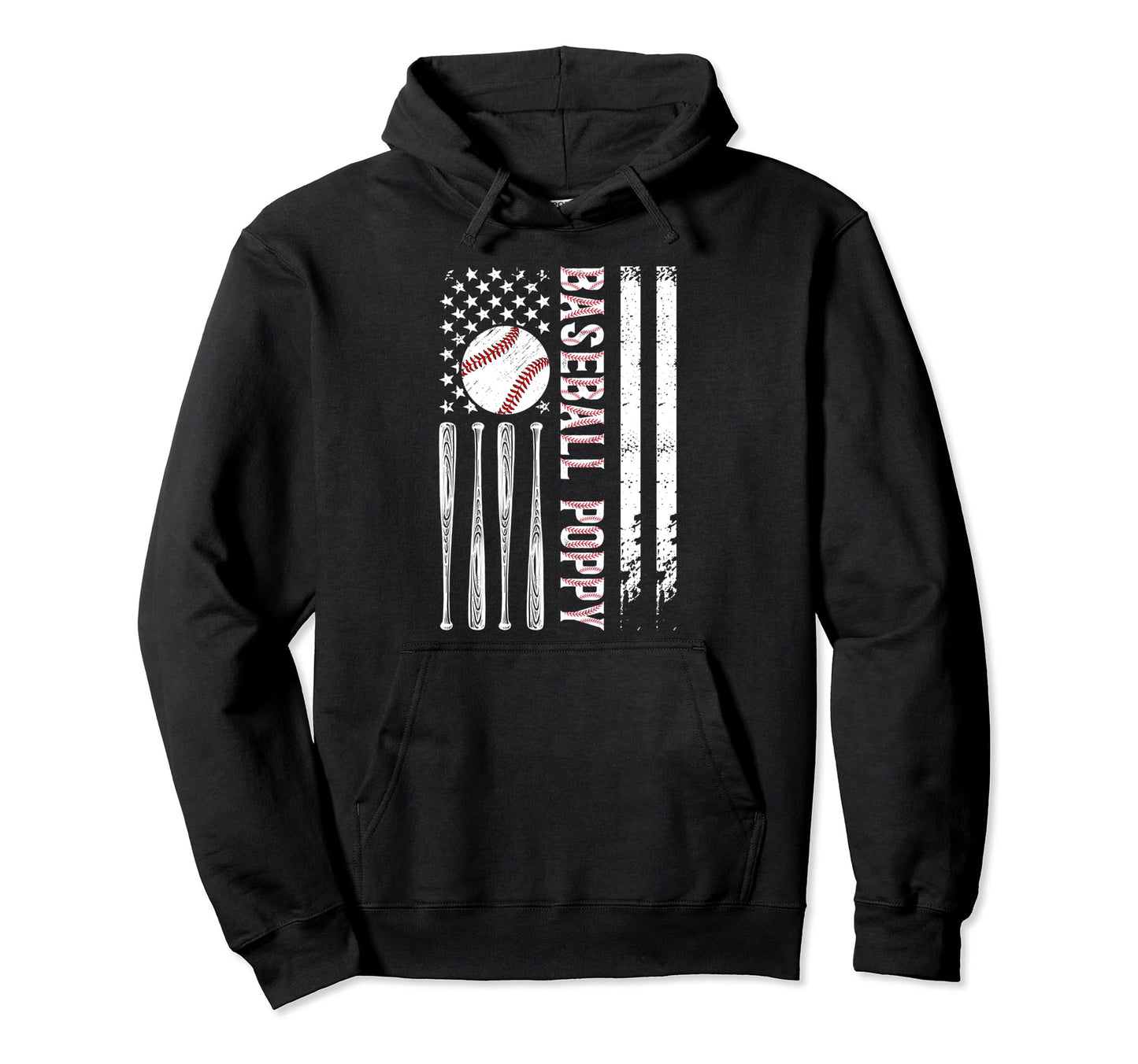 Baseball Poppy Baseball Player Poppy Hoodie - Streetwear Style Men Women - T-Shirt, Sweatshirt, Hoodie