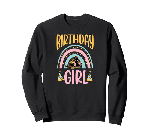 Snowmobiling Birthday Boho Sweatshirt - Minimalist Print for Adults - T-Shirt, Sweatshirt, Hoodie