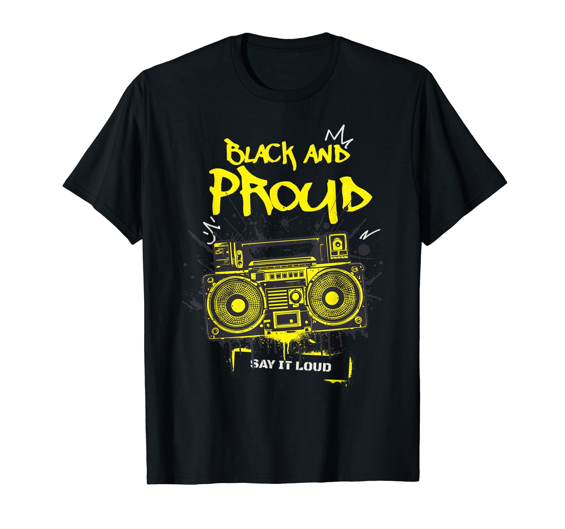 Black History Month Hip Hop Old School T-Shirt - Minimalist Print Unisex - T-Shirt, Sweatshirt, Hoodie