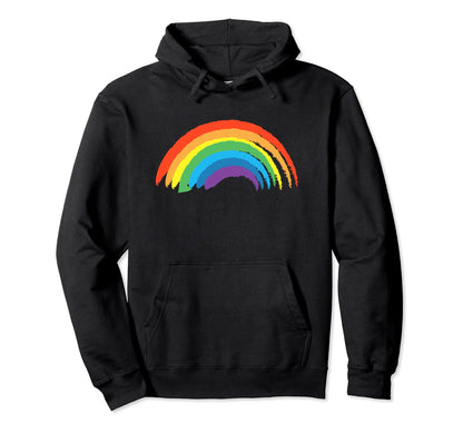 Rainbow Great Colourful Colours Lgbt Hoodie - Fun Novelty Design for Adults - T-Shirt, Sweatshirt, Hoodie