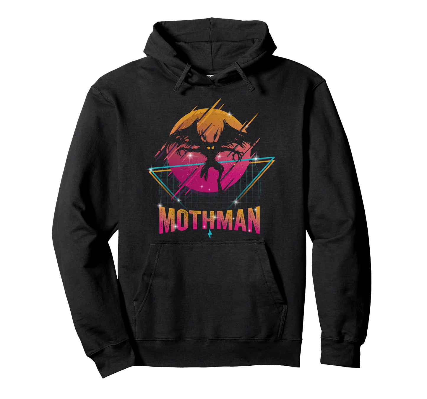 Vaporwave Aesthetic Mothman Hoodie - Casual Everyday Wear Men Women - T-Shirt, Sweatshirt, Hoodie