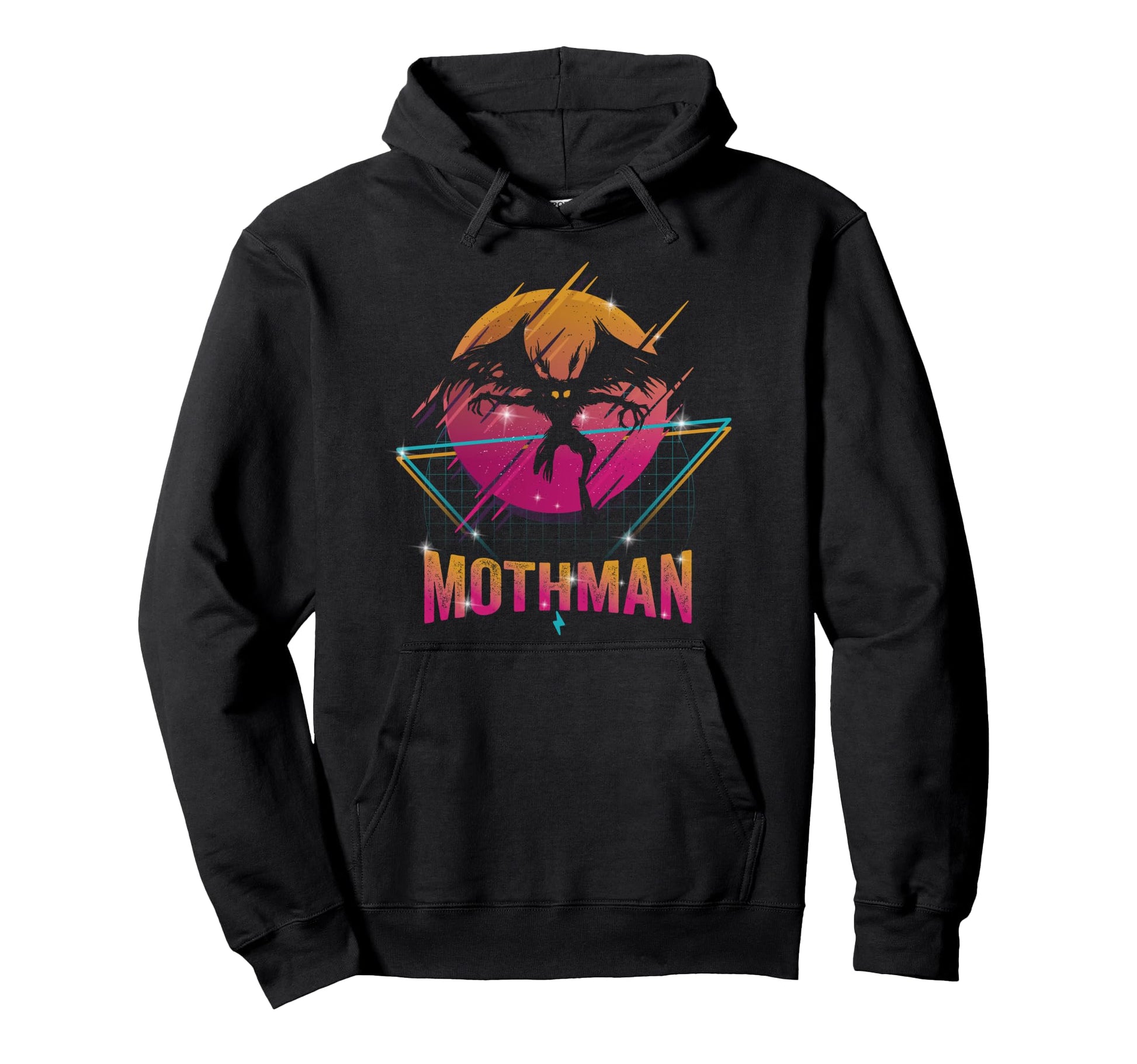 Vaporwave Aesthetic Mothman Hoodie - Casual Everyday Wear Men Women - T-Shirt, Sweatshirt, Hoodie