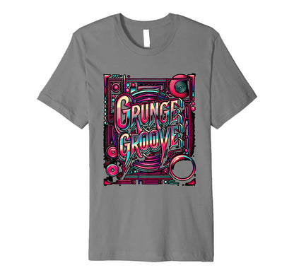 Grunge Groove 90S Alternative Rock T-Shirt - Custom Art Print Men Women - T-Shirt, Sweatshirt, Hoodie