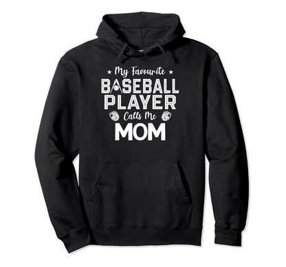 Mom Baseball Player Mommy Baseball Hoodie - Casual Everyday Wear Unisex - T-Shirt, Sweatshirt, Hoodie