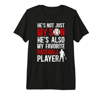 Mens My Favorite Baseball Player Dad T-Shirt - Trendy Graphic for Adults - T-Shirt, Sweatshirt, Hoodie