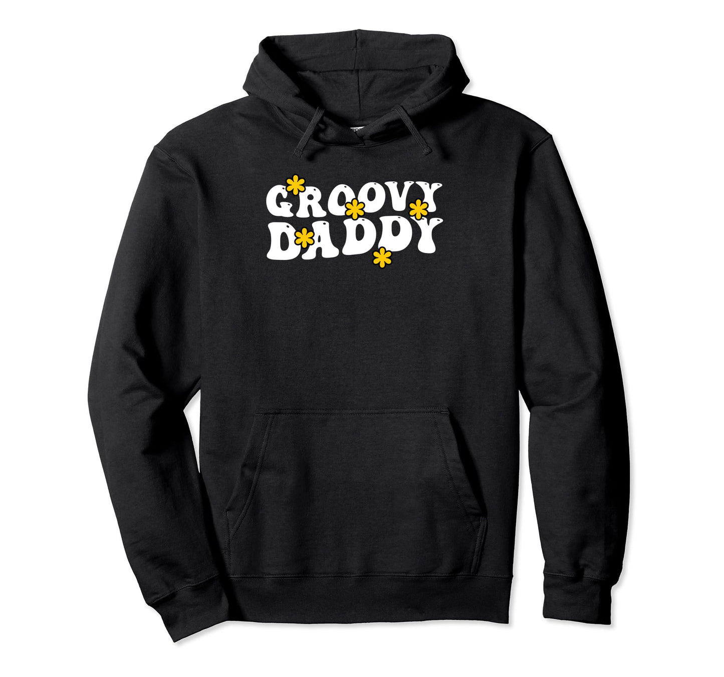 Rainbow Colorful Flowers Groovy Daddy Hoodie - Minimalist Print Unisex - T-Shirt, Sweatshirt, Hoodie