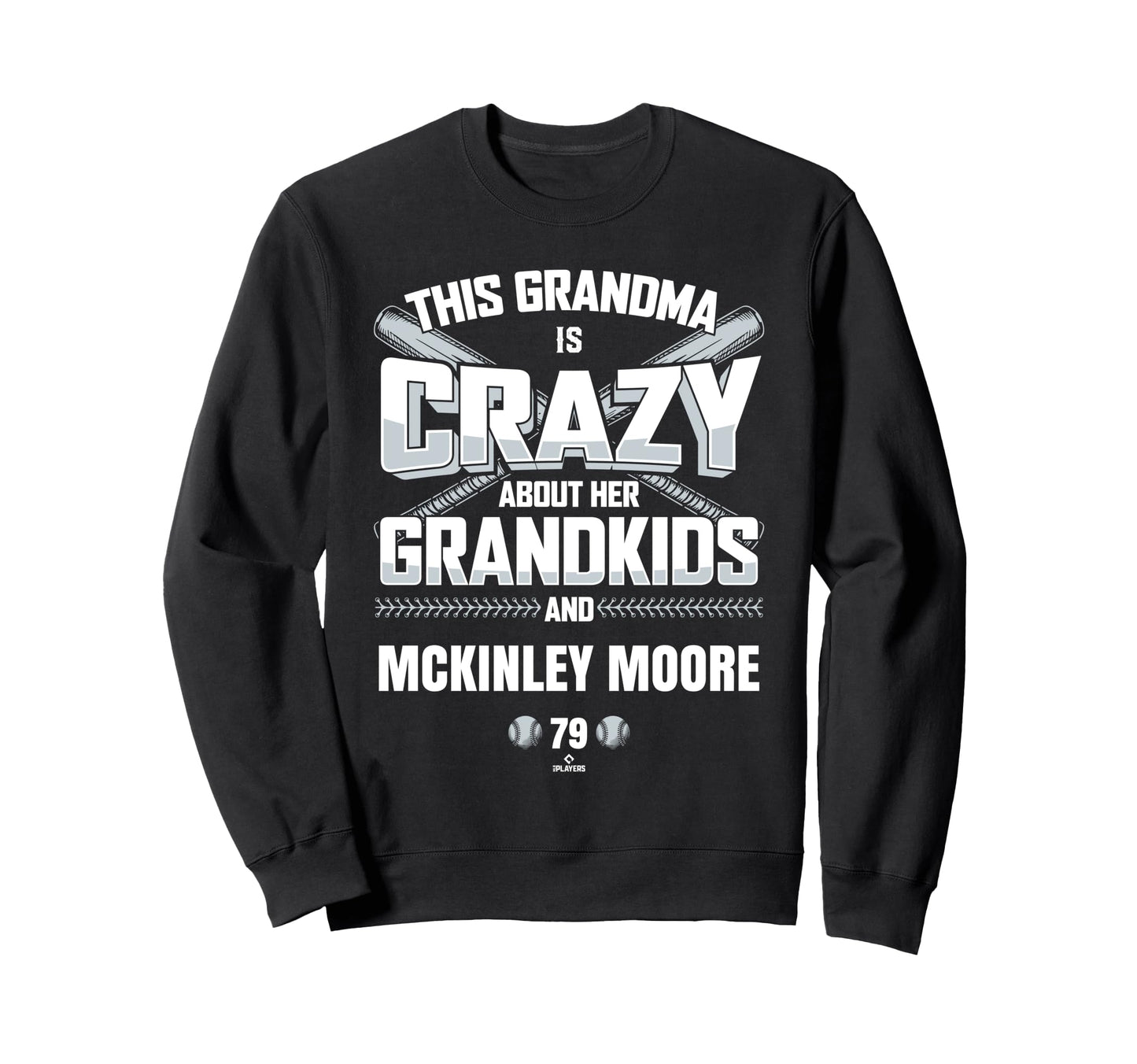 Grandma Crazy Mckinley Moore New York Sweatshirt - Trendy Graphic Unisex - T-Shirt, Sweatshirt, Hoodie