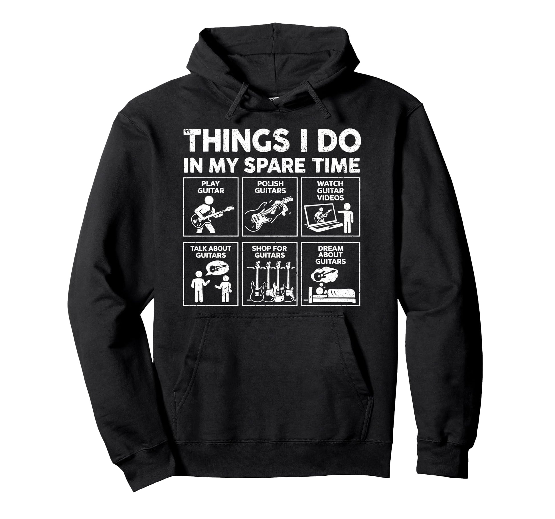 Things I Do My Spare Time Rock Music Hoodie - Streetwear Style Men Women - T-Shirt, Sweatshirt, Hoodie