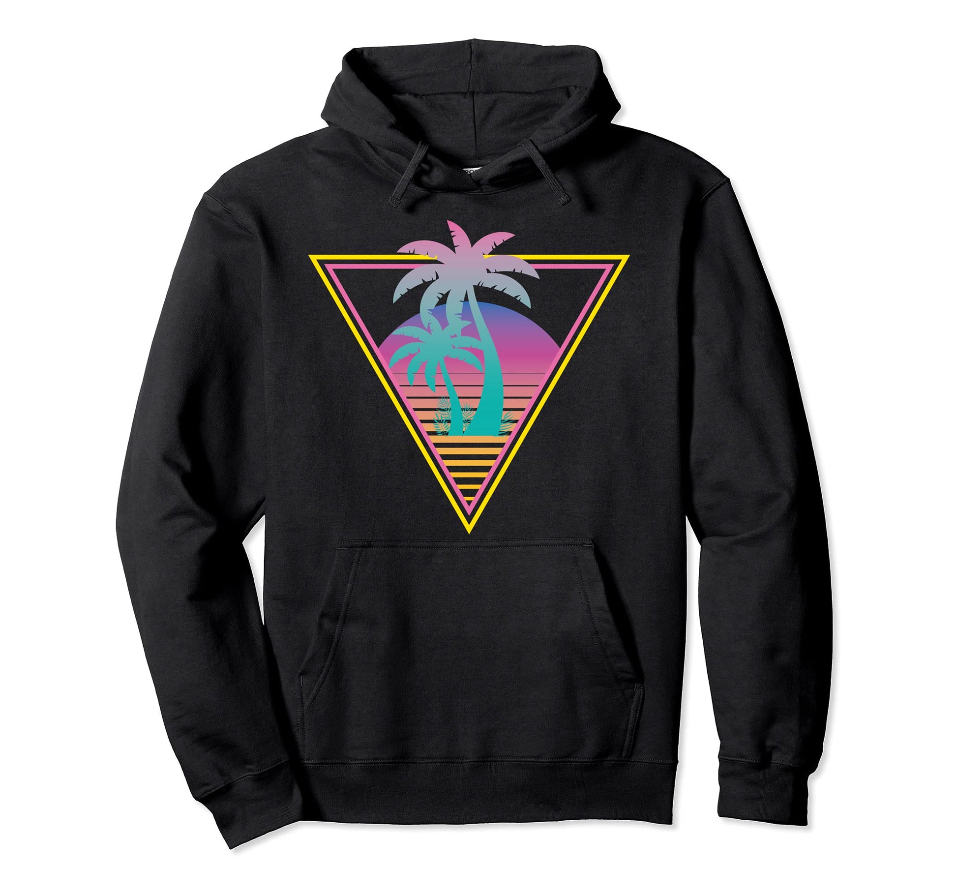 90S 80S Art Vaporwave Aesthetic Tropical Hoodie - Custom Art Print Unisex - T-Shirt, Sweatshirt, Hoodie