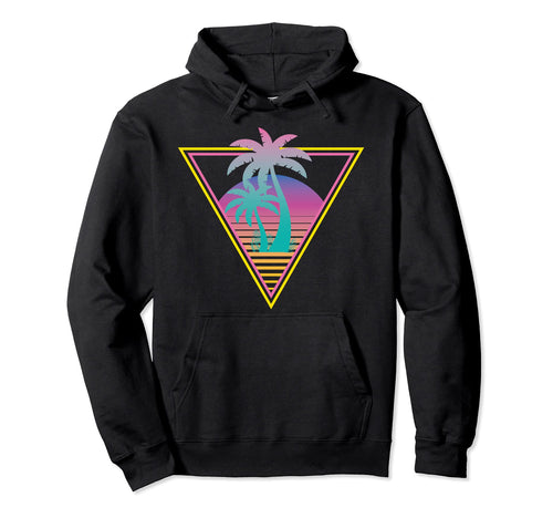 90S 80S Art Vaporwave Aesthetic Tropical Hoodie - Custom Art Print Unisex - T-Shirt, Sweatshirt, Hoodie