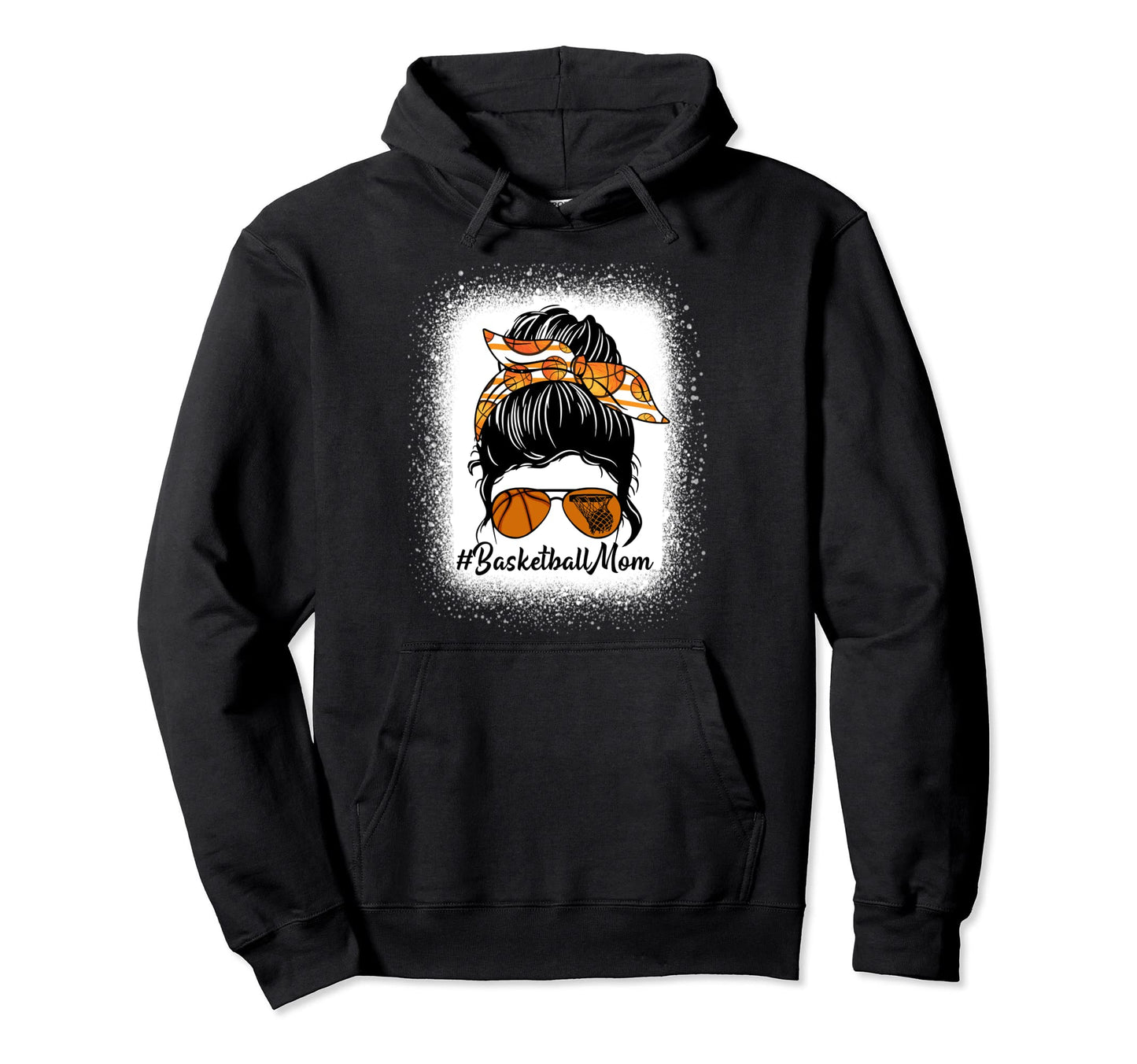 Bleached Basketball Mom Life Leopard Hoodie - Streetwear Style Men Women - T-Shirt, Sweatshirt, Hoodie