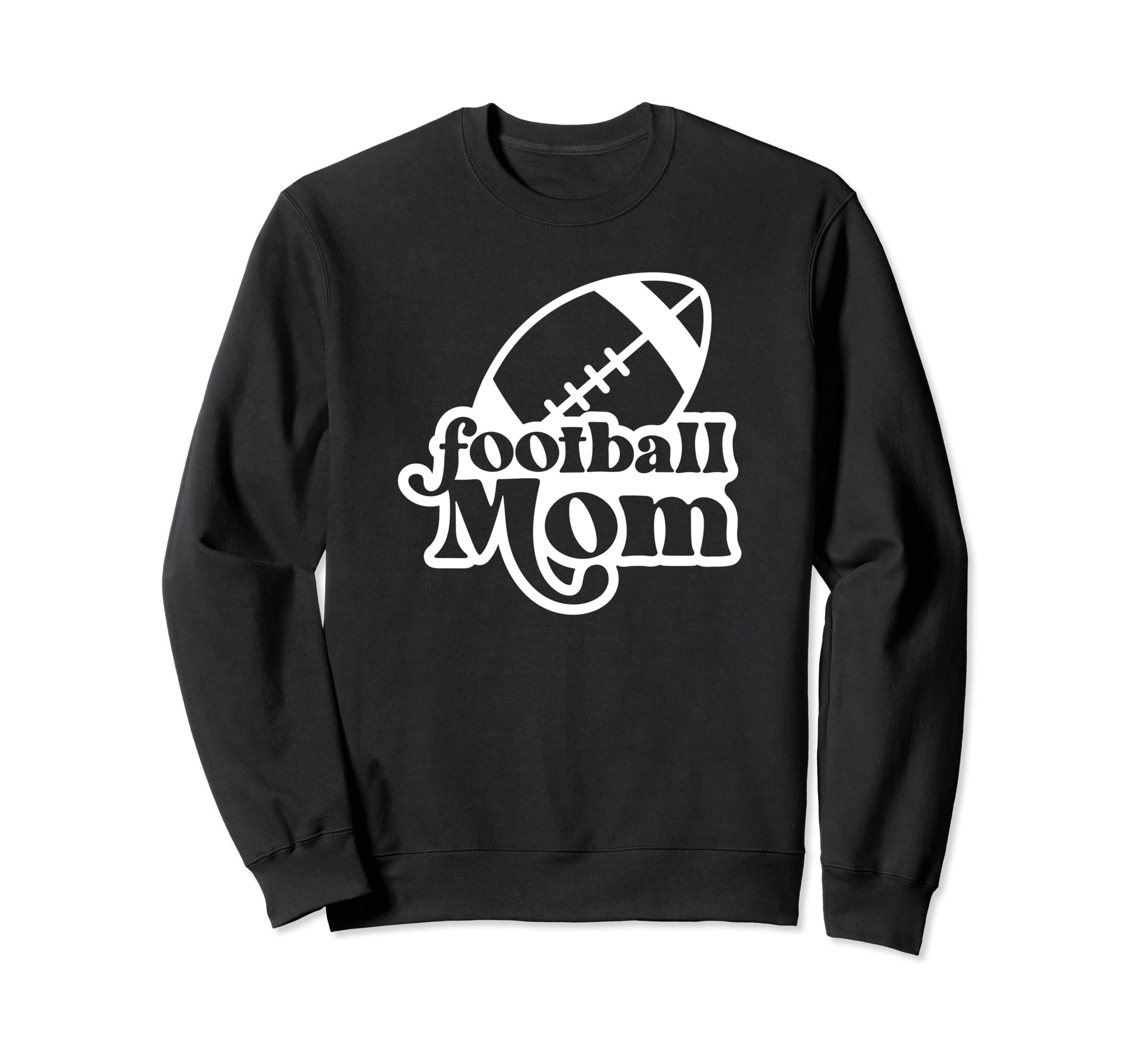 Football Mom Mama Mommy Sporting Sweatshirt - Graphic Print Unisex - T-Shirt, Sweatshirt, Hoodie
