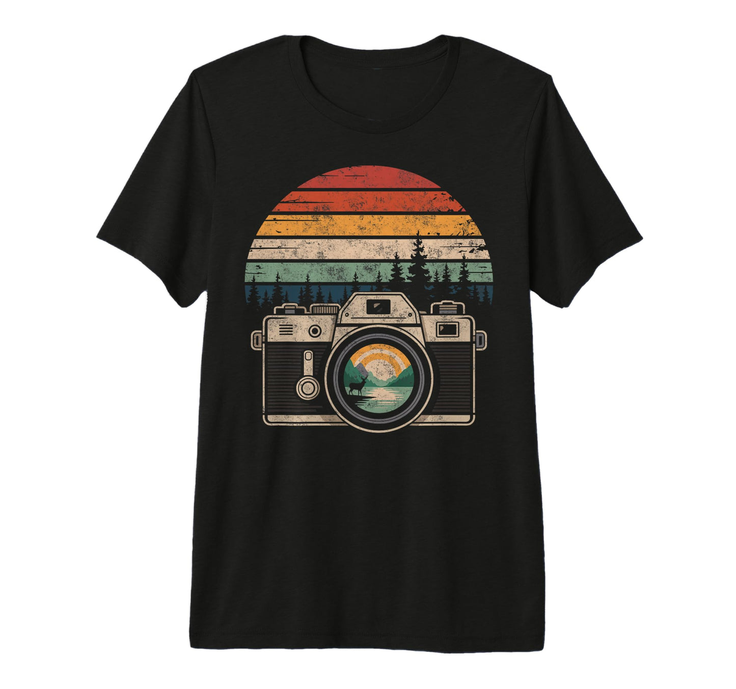 Photo Camera Nature Photographer T-Shirt - Trendy Graphic Men Women - T-Shirt, Sweatshirt, Hoodie