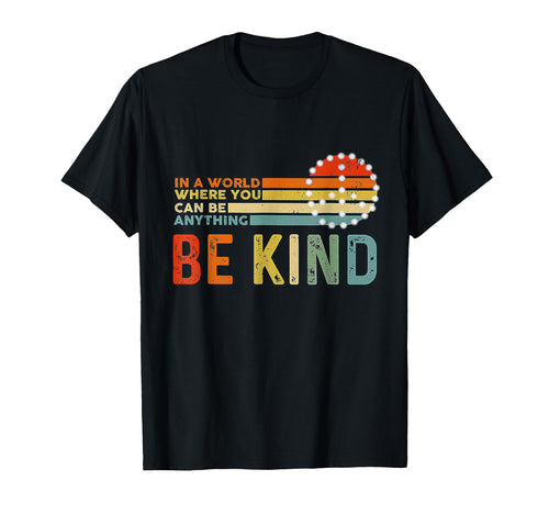 Be Kind Rainbow Feel Womens Summer T-Shirt - Fun Novelty Design for Adults - T-Shirt, Sweatshirt, Hoodie