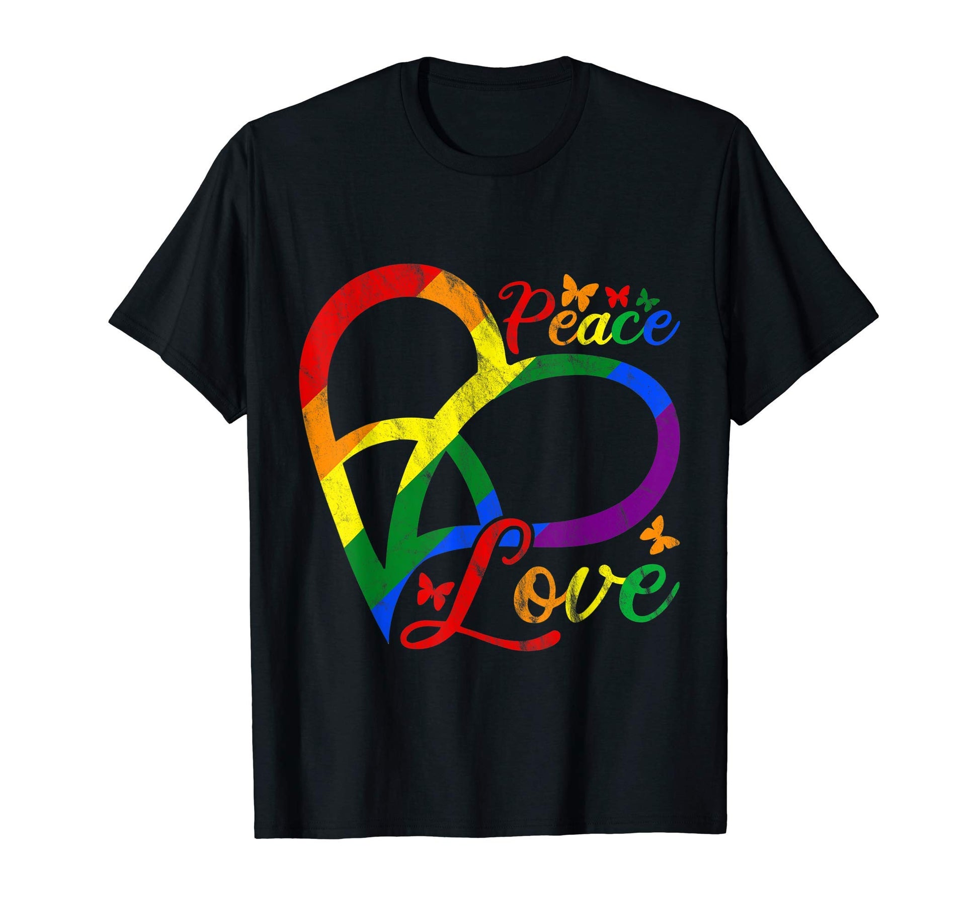 Lgbt Queer Love Peace T-Shirt - Aesthetic Graphic Unisex - T-Shirt, Sweatshirt, Hoodie